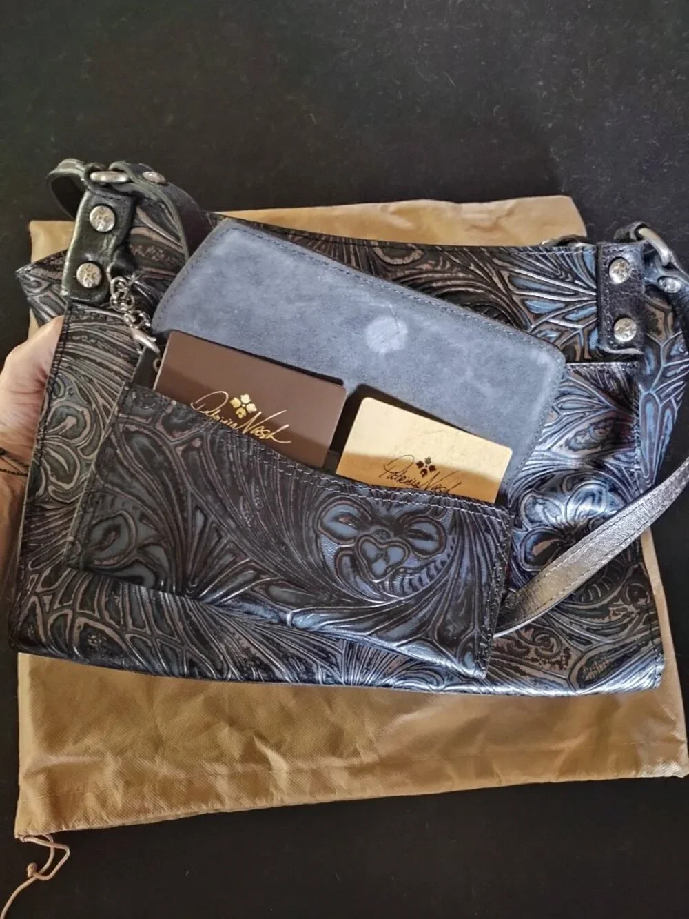 Patricia Nash Satchel Bag w/Matching Wallet - NWOT!